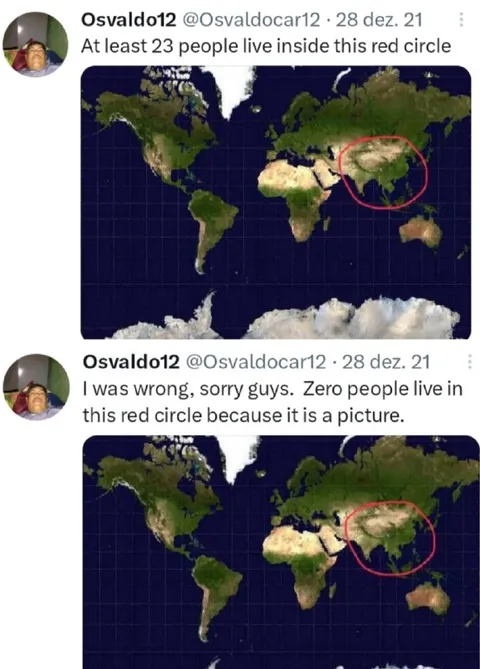 Zero People Live in the Red Circle
