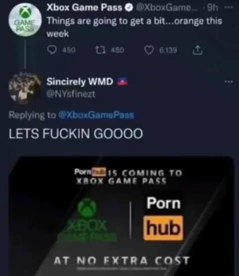 Pornhub Coming to Xbox Game Pass