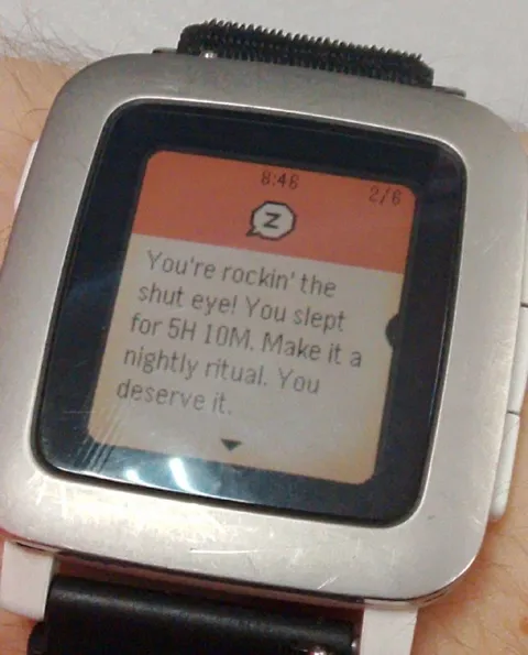 You deserve that sleep