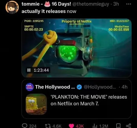Plankton Movie Releases Early