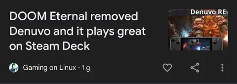 DOOM Eternal Runs Great Without Denuvo