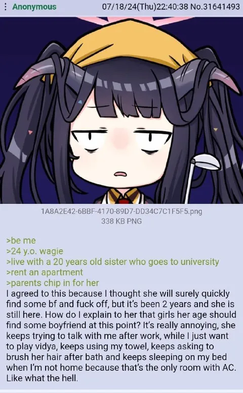 Twenty-Four-Year-Old Wagie Sister