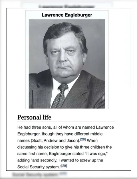 Lawrence Eagleburger Named Lawrence Eagleburger