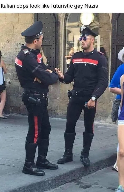 Italian Cops Look Futuristic