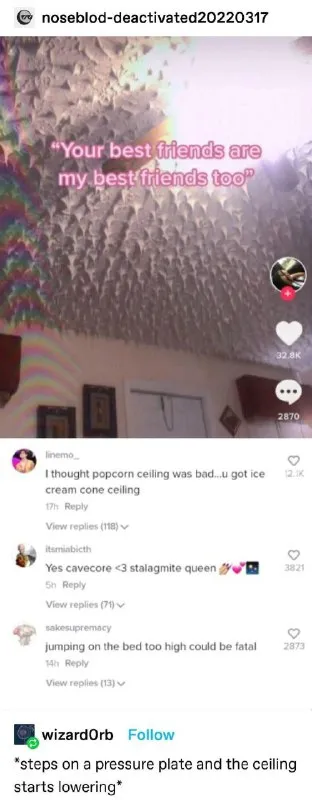 The Ceiling Starts Lowering