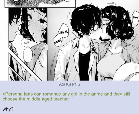 Persona Fans Choose the Teacher
