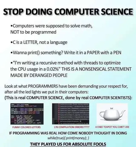 Stop Doing Computer Science