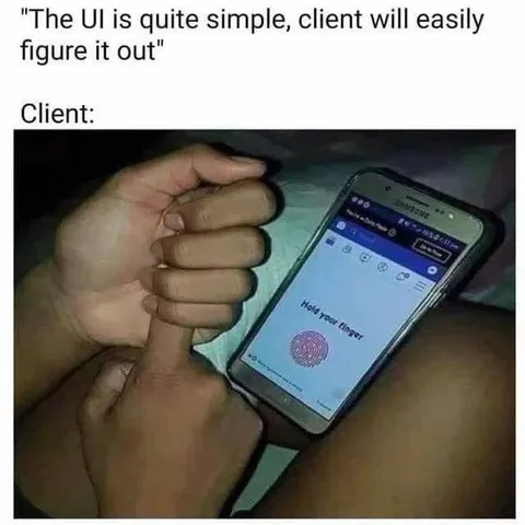 Client Tries to Use Simple UI