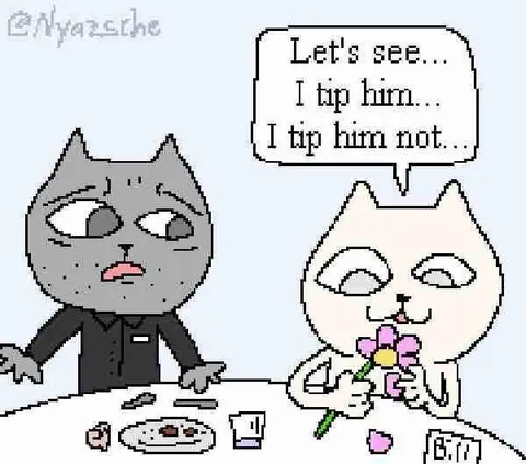 I Tip Him Not