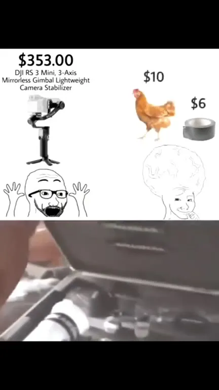 Chicken Camera Beats DJI Gimbal