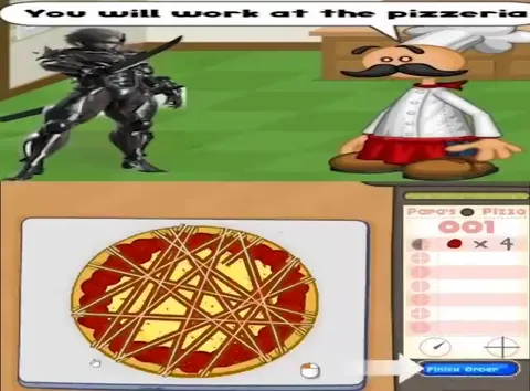 Raiden Works at the Pizzeria