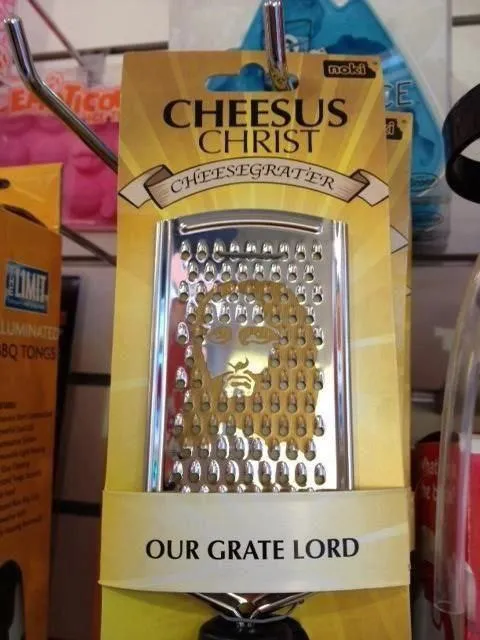 Cheesus Christ Cheese Grater