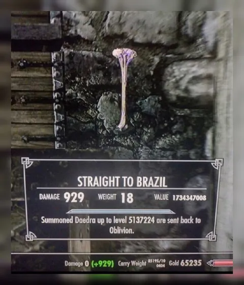 Straight to Brazil Daedric Weapon