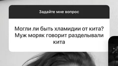 Хламидии от кита