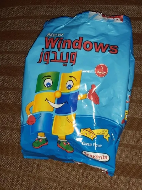 Windows Cheese Flavor Chips