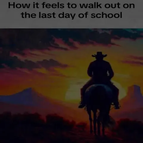 Walking Out on the Last School Day