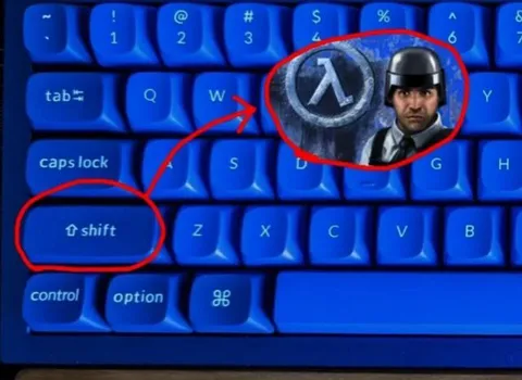Shift Key Leads to G-Man
