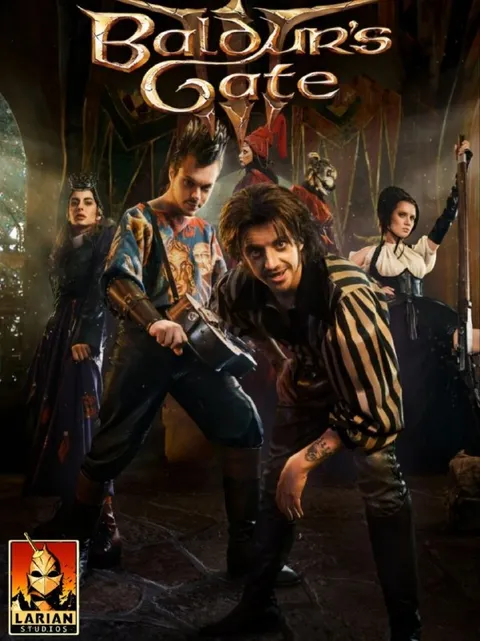 Baldur's Gate III adventuring party