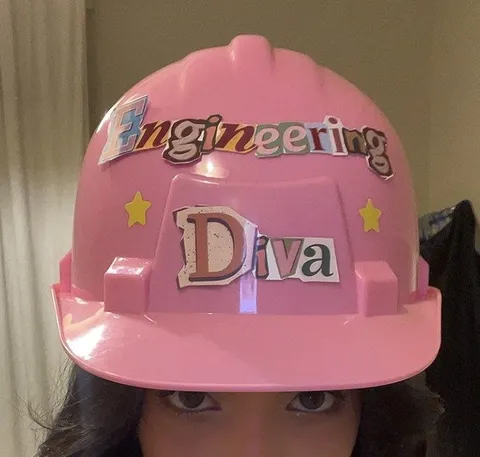 Engineering Diva Hard Hat