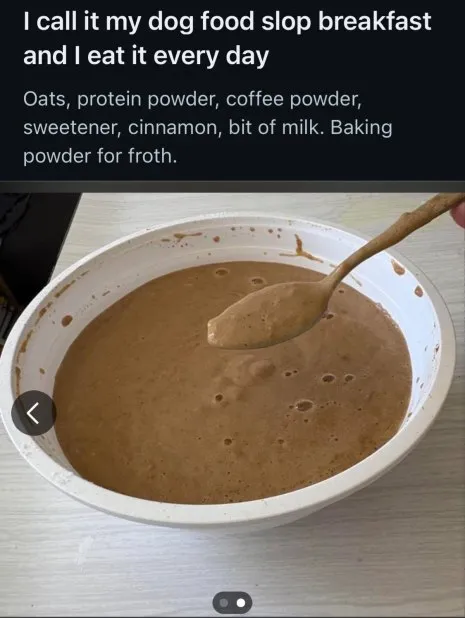 Dog Food Slop Breakfast