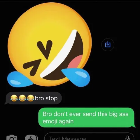 Big Emoji Bro Stop
