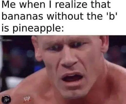 John Cena Realizes the Pineapple Joke