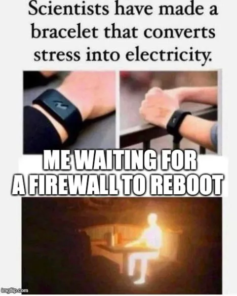 Waiting for the Firewall to Reboot