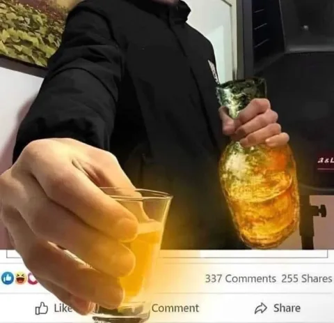 Пьяный ананасовый напиток