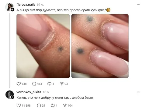 Сухая кутикула с сюрпризом