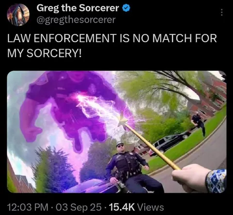 Sorcery vs Law Enforcement