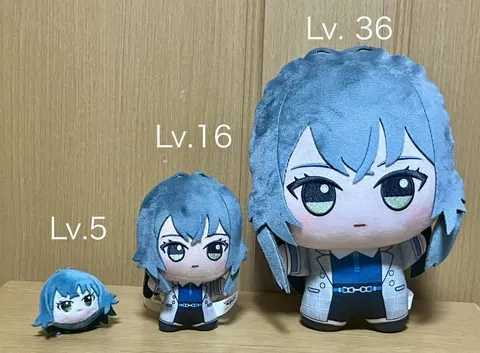 Blue-Haired Plush Level Evolution
