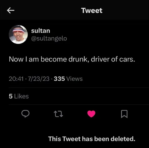 Drunk Driver of Cars