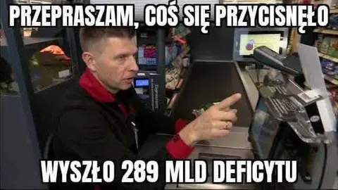 289 miliardów deficytu