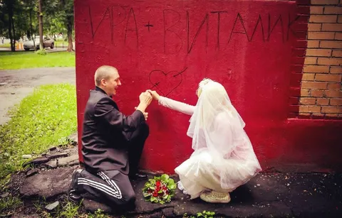 VLAD + VITALIK wedding graffiti