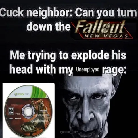 Unemployed Rage Fallout Disc