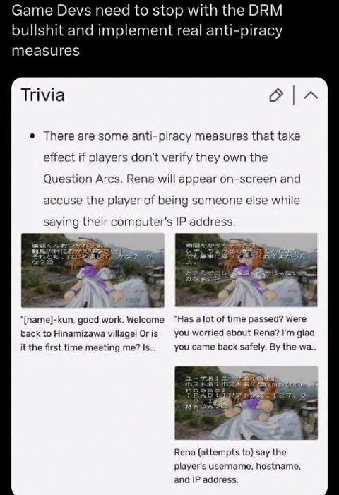 Rena Knows Your IP Address