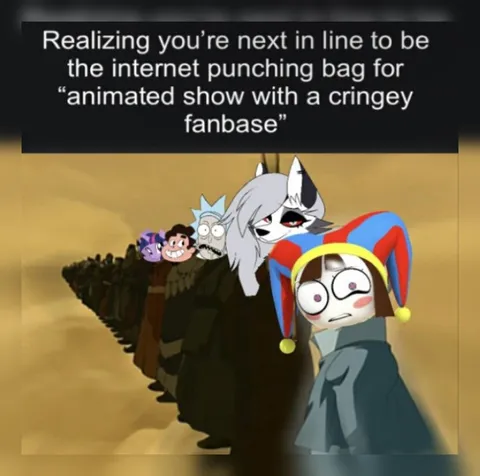 Animated Shows Waiting in Line