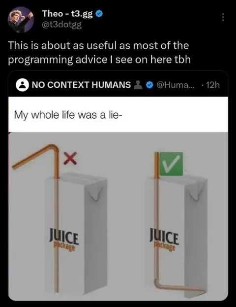 Juice Box Straw Lie