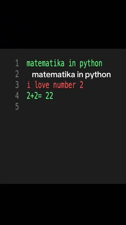 Matematika in Python Goes Wrong