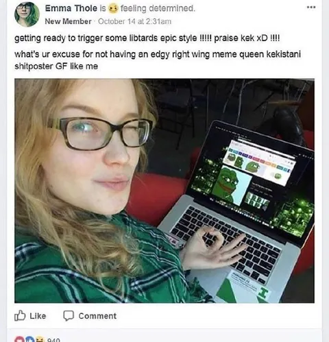 Edgy Right-Wing Meme Queen Girlfriend
