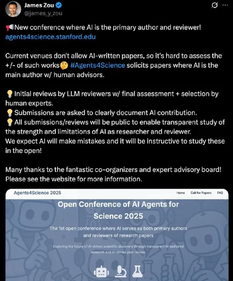 AI Authors and Reviews Its Own Papers