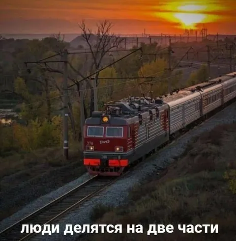 Люди делятся на две части
