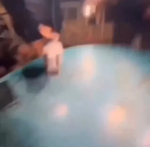 Крыса скользит по столу