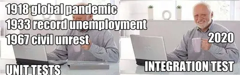 Integration Test Pandemic Meme