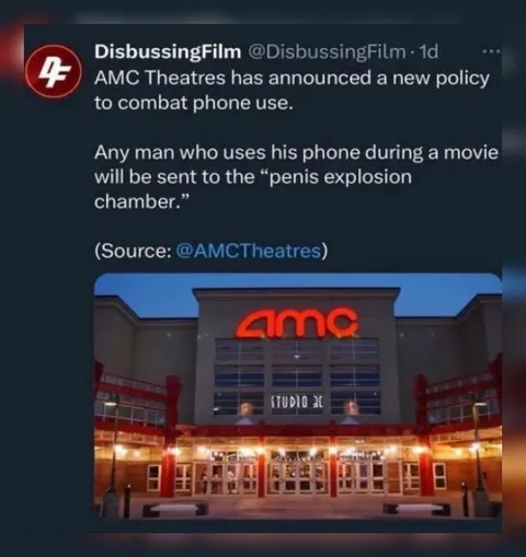 Penis Explosion Chamber Policy