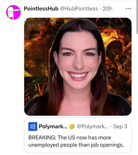 Anne Hathaway Smiles at Job Loss