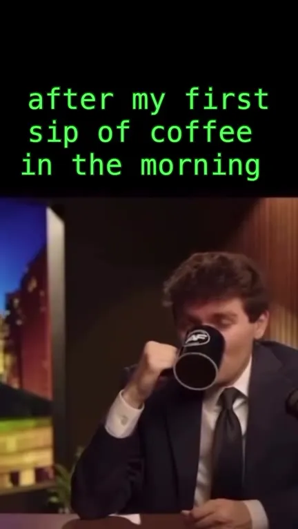 After My First Sip of Coffee