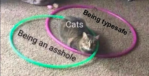 Cats Being Type-Safe Assholes