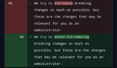 Avoid Introducing Breaking Changes