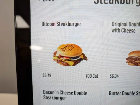 Bitcoin Steakburger Menu